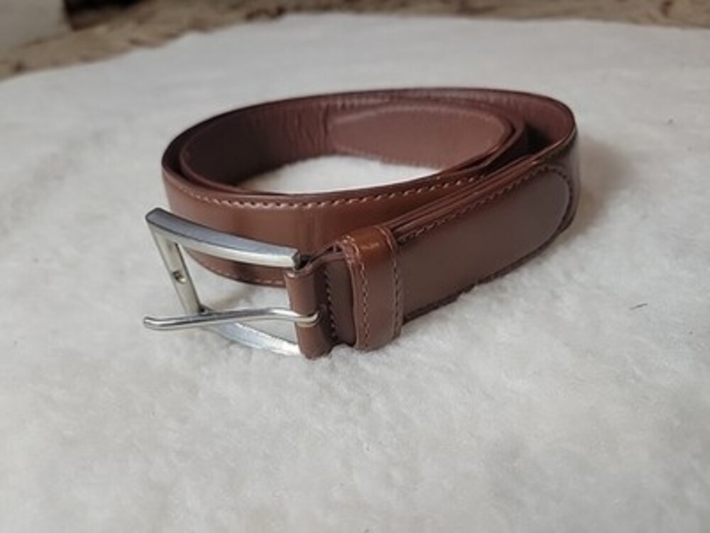 Seven/26 Brown Leather Belt Mens Waist Size 38-42"